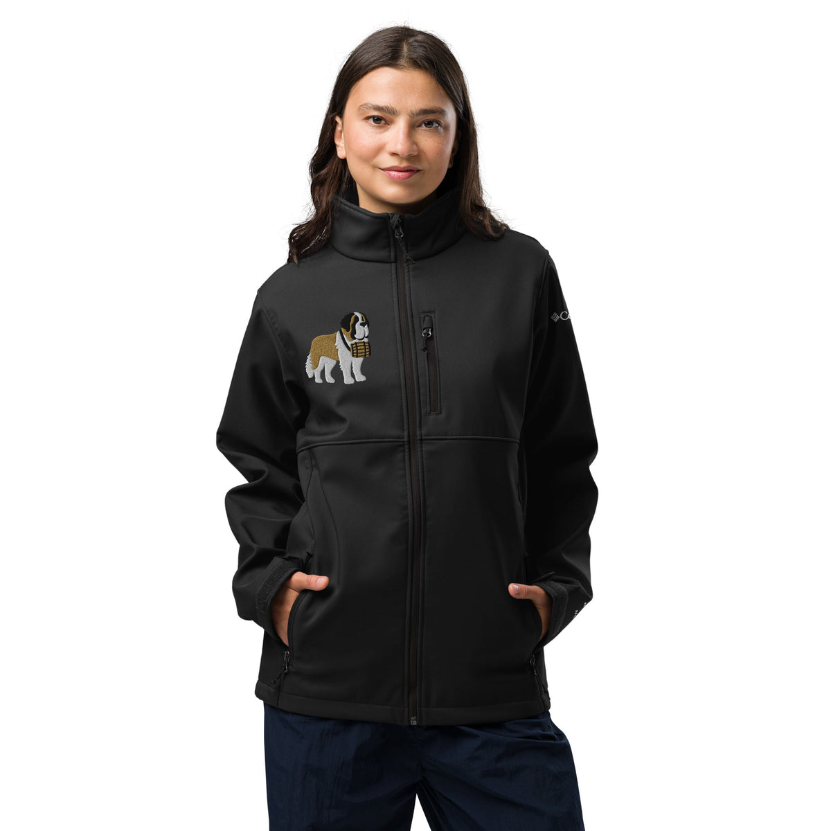 Saint Bernard Columbia® Soft Shell Jacket – Personalized - Lucy + Norman