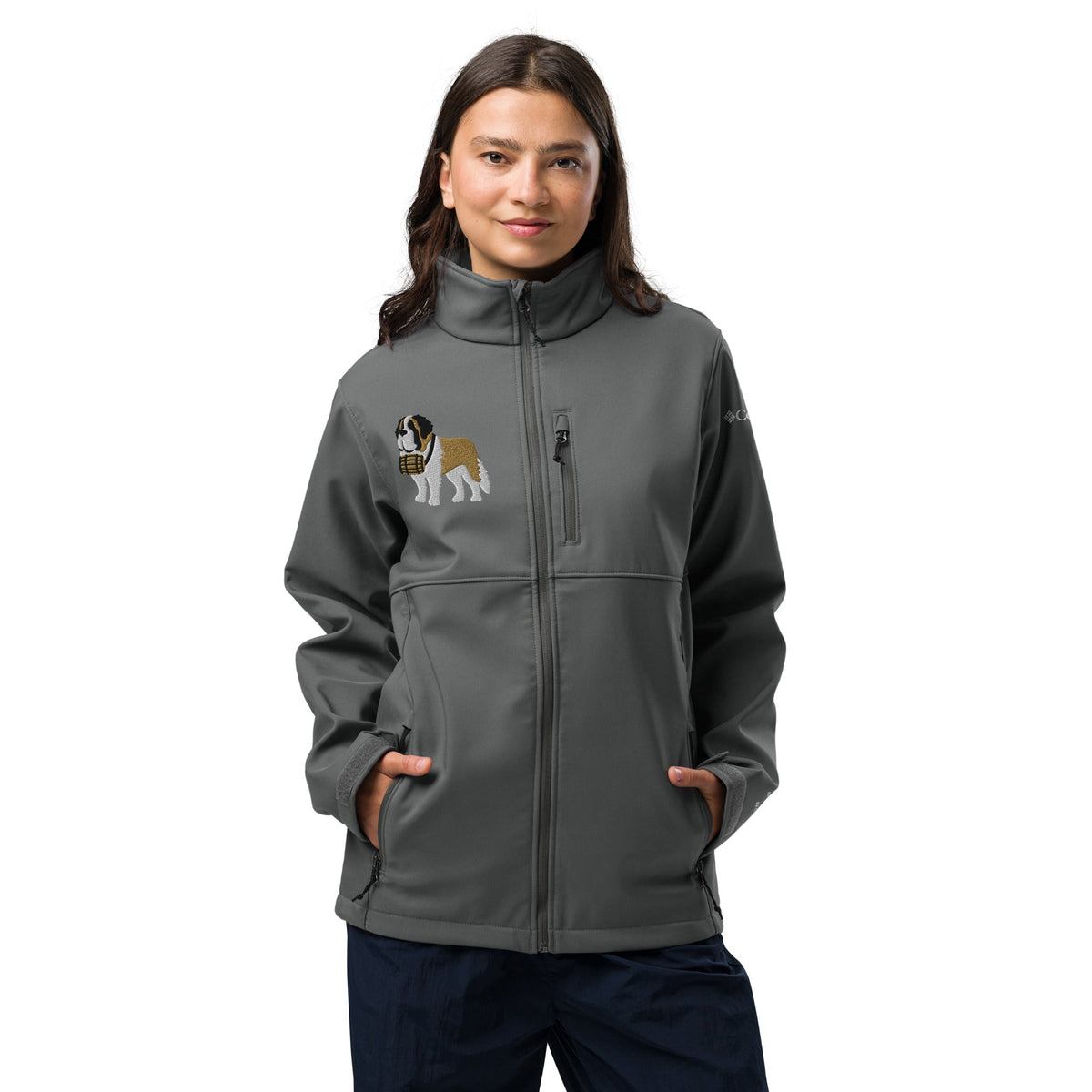 Saint Bernard Columbia® Soft Shell Jacket – Personalized - Lucy + Norman