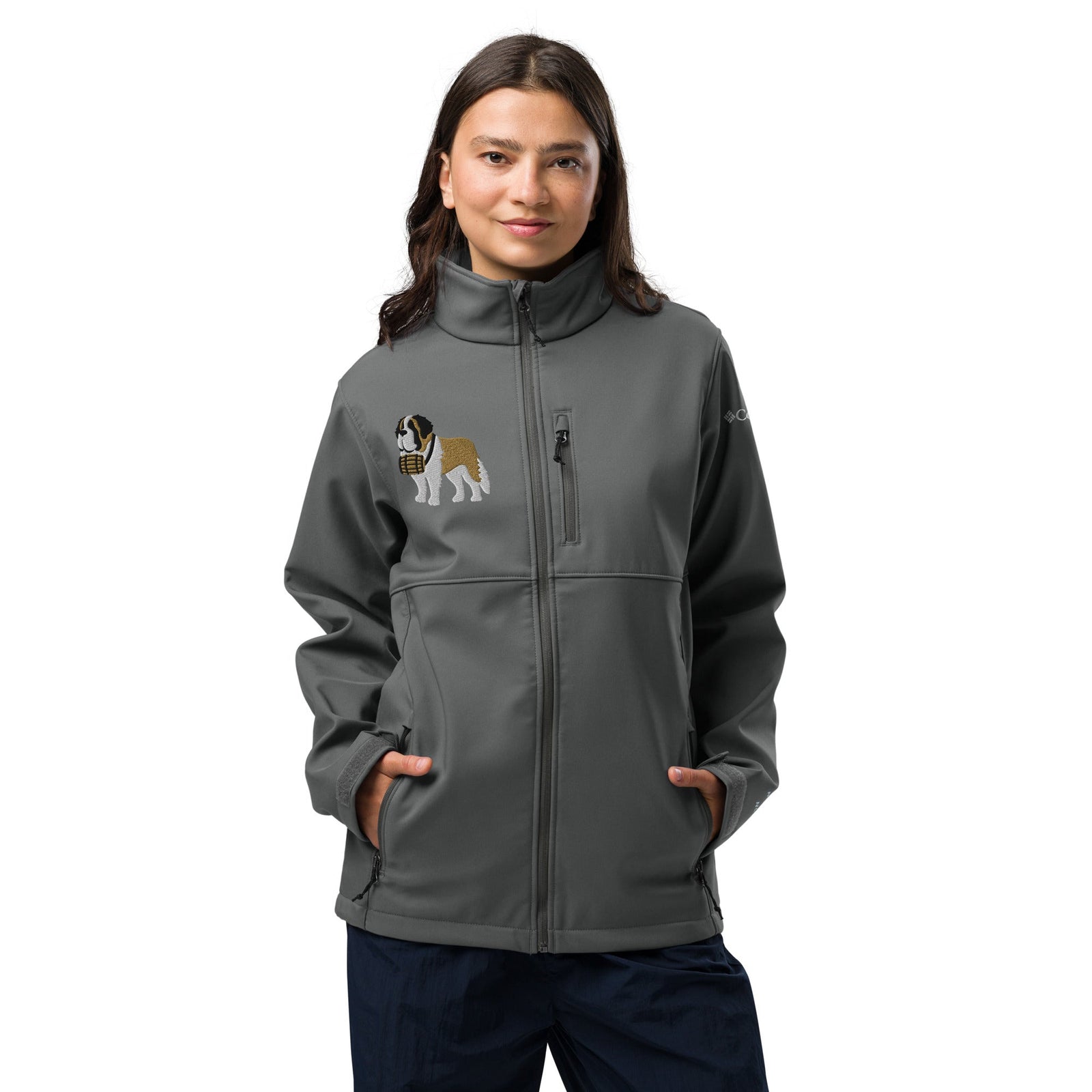 Saint Bernard Columbia® Soft Shell Jacket – Personalized - Lucy + Norman
