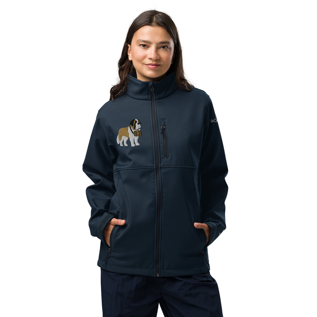 Saint Bernard Columbia® Soft Shell Jacket – Personalized - Lucy + Norman
