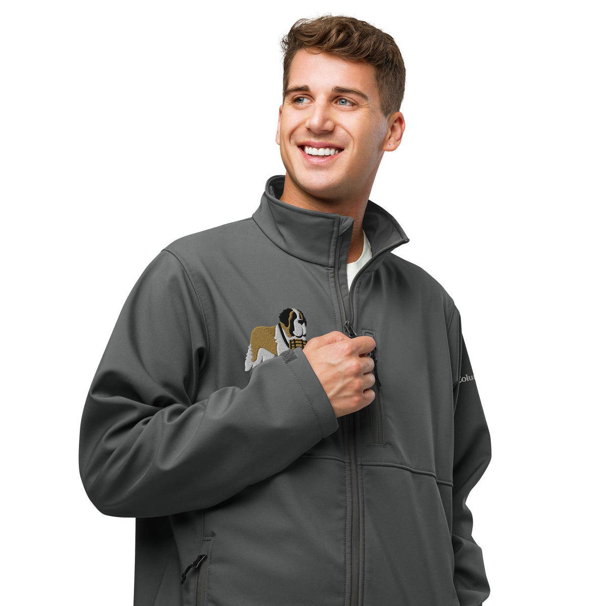 Saint Bernard Columbia® Soft Shell Jacket – Personalized - Lucy + Norman
