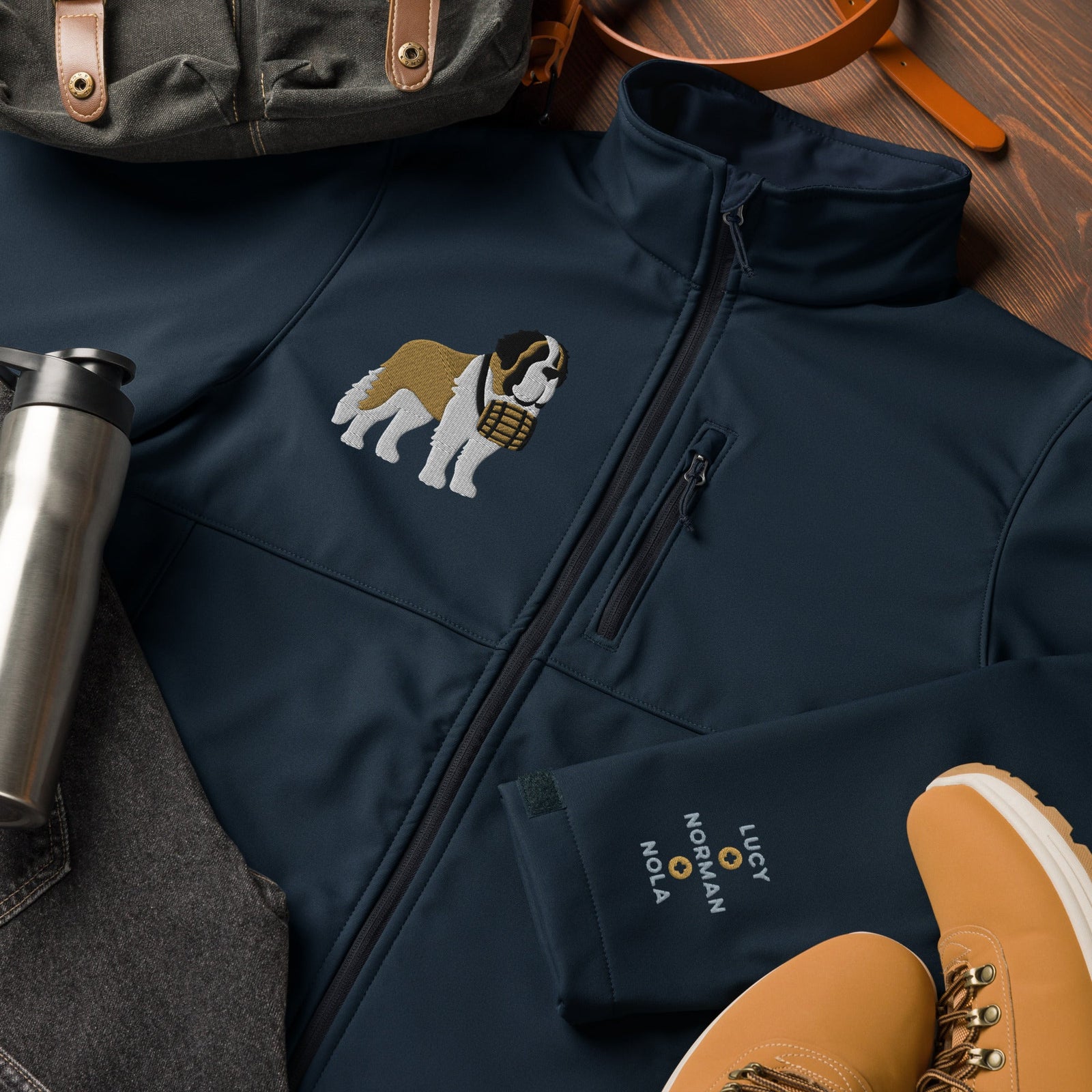 Saint Bernard Columbia® Soft Shell Jacket – Personalized - Lucy + Norman