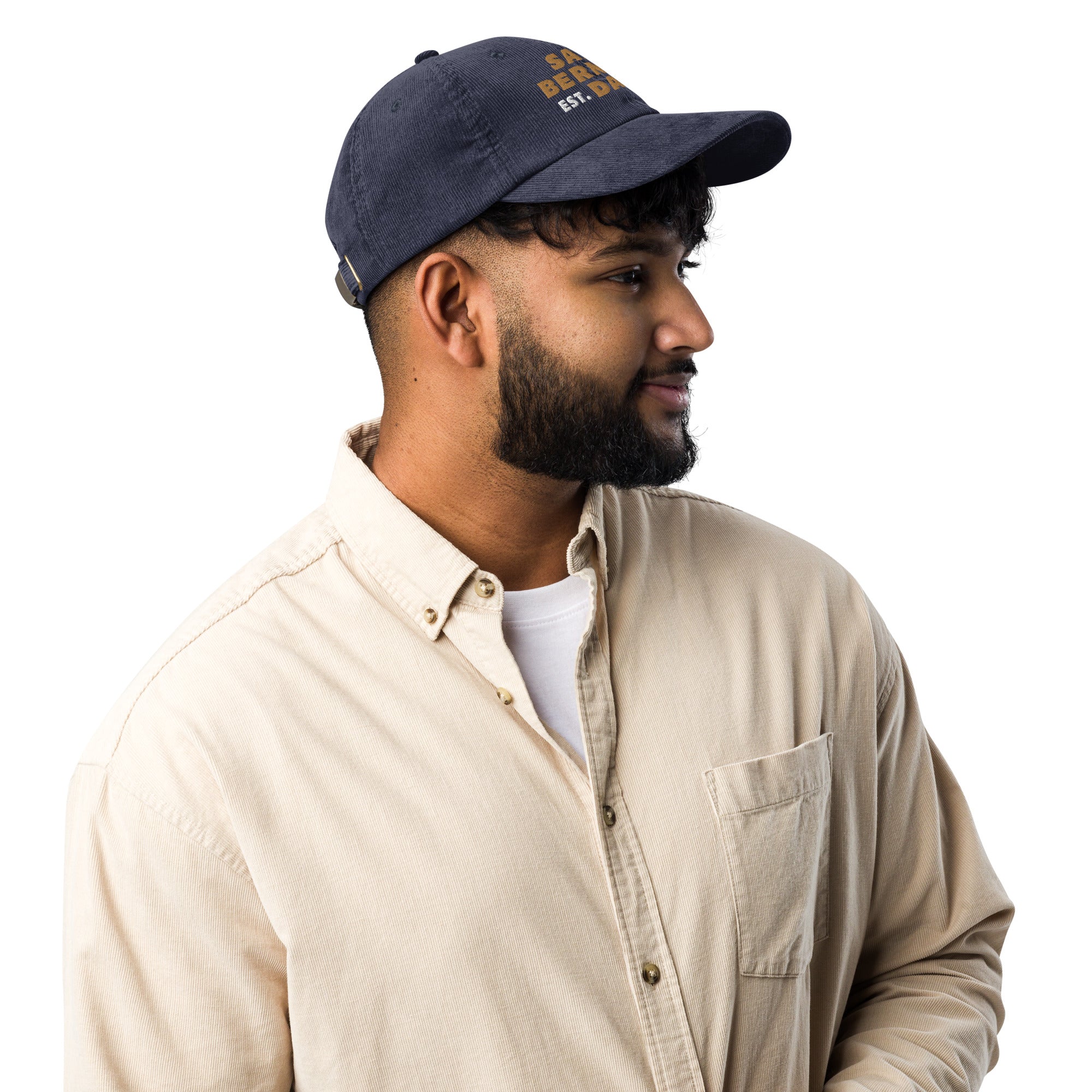 Saint Bernard Dad Est. Date Vintage Corduroy Cap - Lucy + Norman