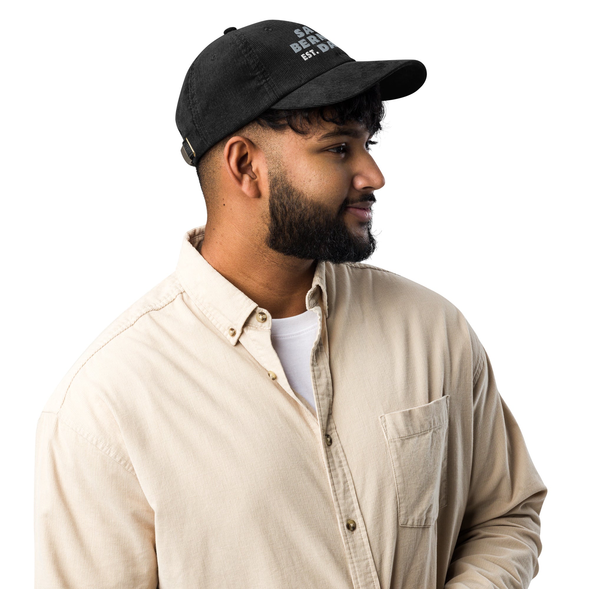Saint Bernard Dad Est. Date Vintage Corduroy Cap - Lucy + Norman