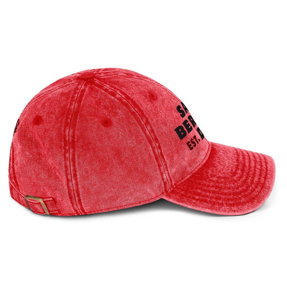 Saint Bernard Dad Est. Date Vintage Cotton Twill Cap - Lucy + Norman