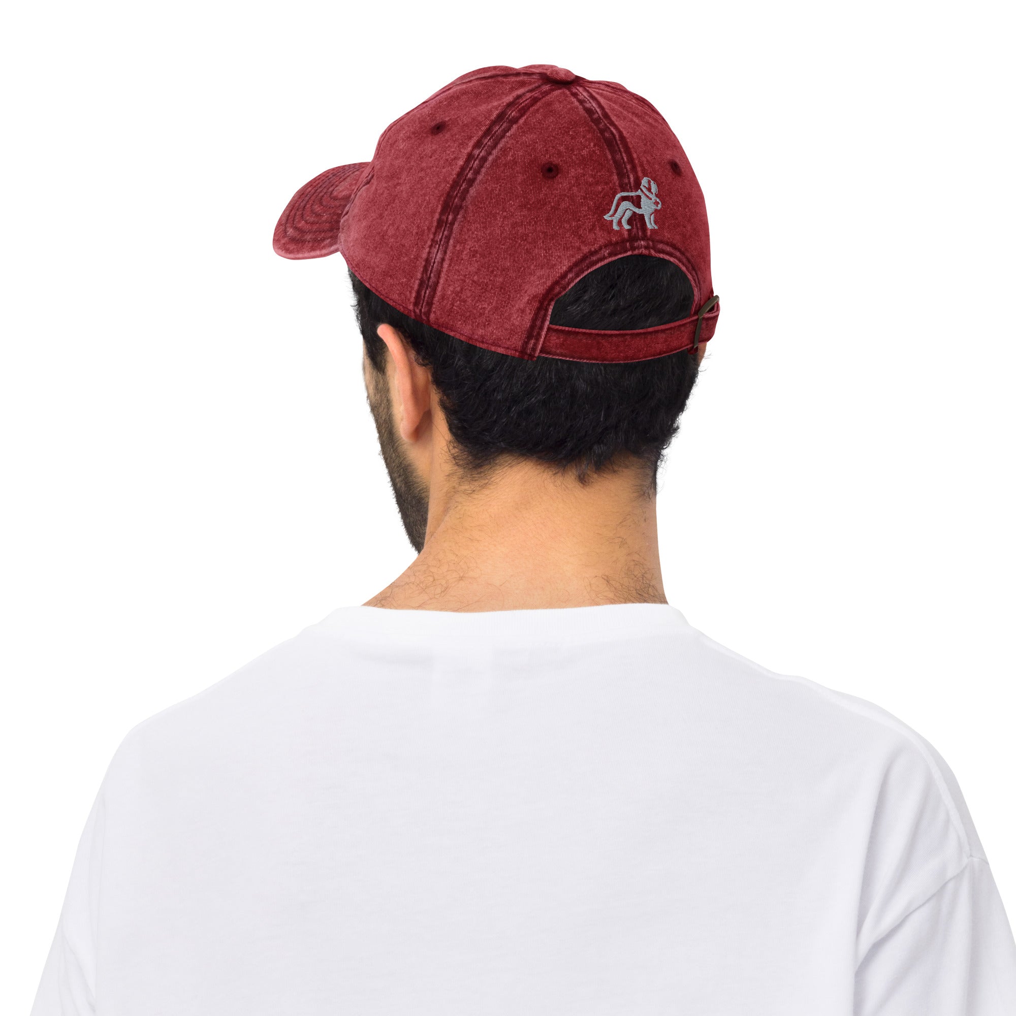 Saint Bernard Dad Est. Date Vintage Cotton Twill Cap - Lucy + Norman