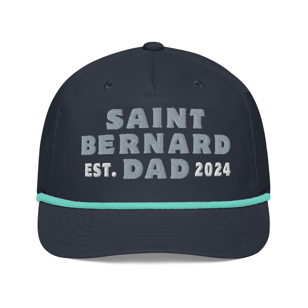 Saint Bernard Dad Established Date Golf Rope Cap - Lucy + Norman