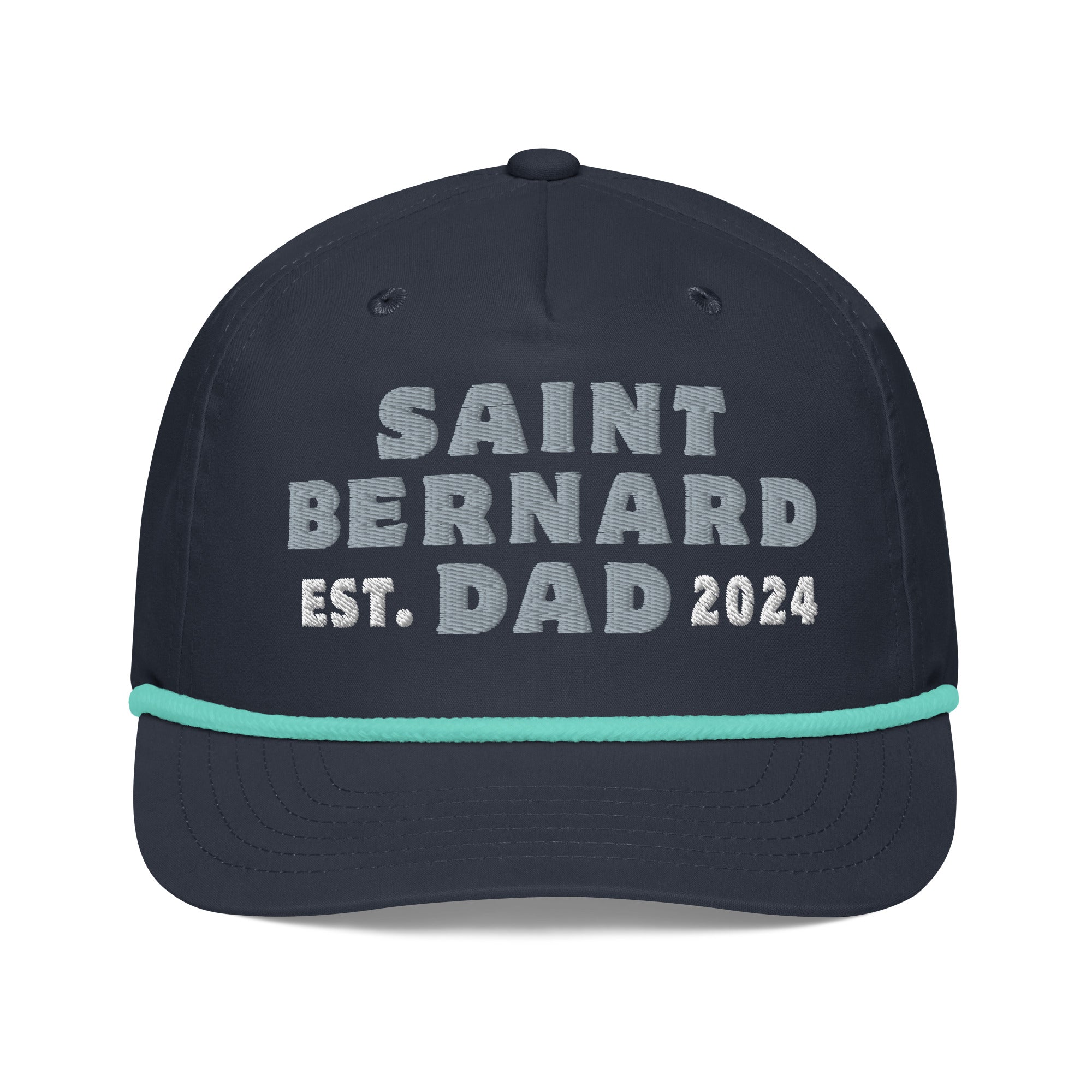 Saint Bernard Dad Established Date Golf Rope Cap - Lucy + Norman