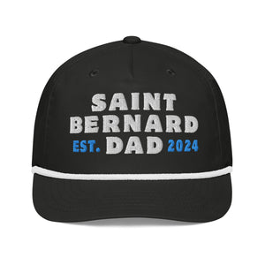 Saint Bernard Dad Established Date Golf Rope Cap - Lucy + Norman