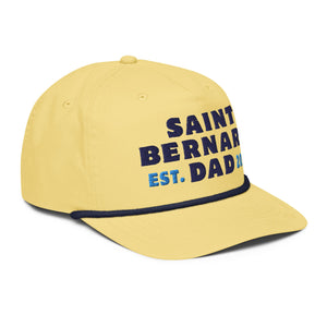 Saint Bernard Dad Established Date Golf Rope Cap - Lucy + Norman