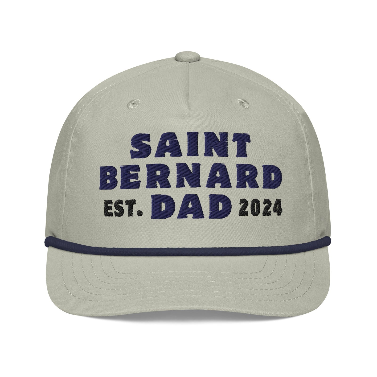 Saint Bernard Dad Established Date Golf Rope Cap - Lucy + Norman