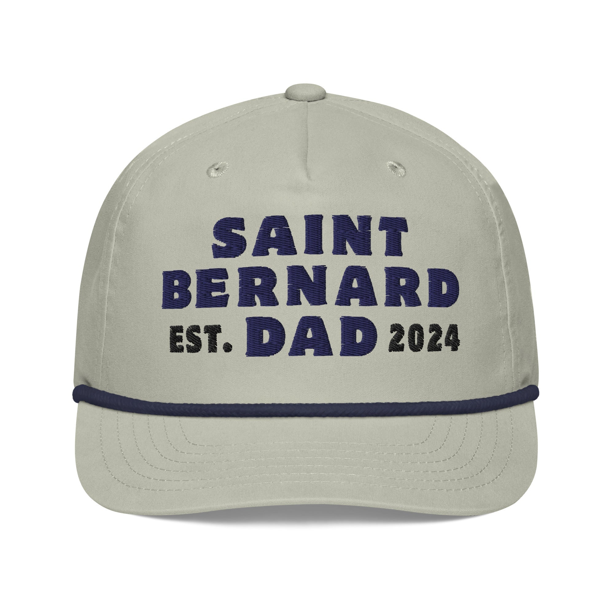 Saint Bernard Dad Established Date Golf Rope Cap - Lucy + Norman