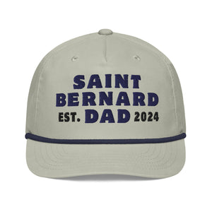 Saint Bernard Dad Established Date Golf Rope Cap - Lucy + Norman