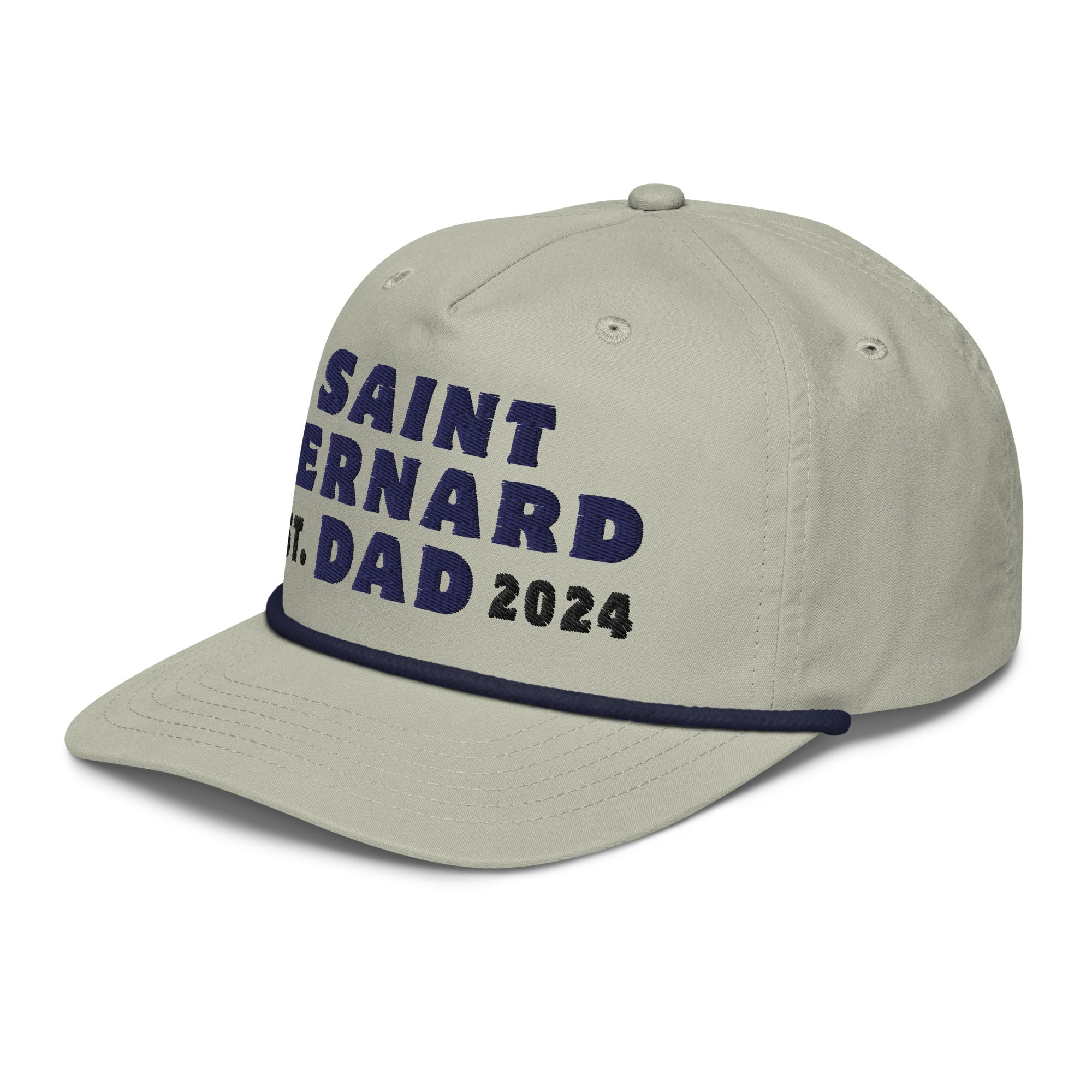 Saint Bernard Dad Established Date Golf Rope Cap - Lucy + Norman