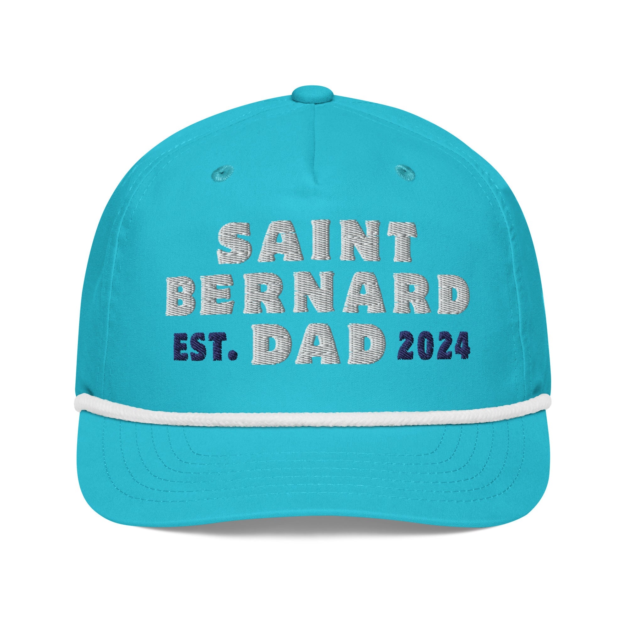 Saint Bernard Dad Established Date Golf Rope Cap - Lucy + Norman