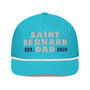 Saint Bernard Dad Established Date Golf Rope Cap - Lucy + Norman