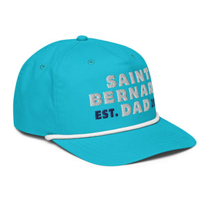 Saint Bernard Dad Established Date Golf Rope Cap - Lucy + Norman