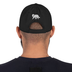 Saint Bernard Dog Dad Est. Date Distressed Dad Hat - Lucy + Norman