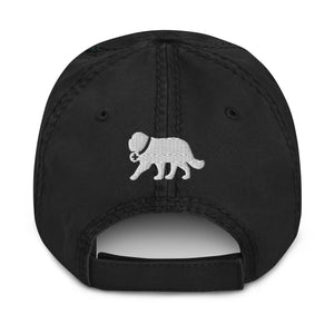 Saint Bernard Dog Dad Est. Date Distressed Dad Hat - Lucy + Norman