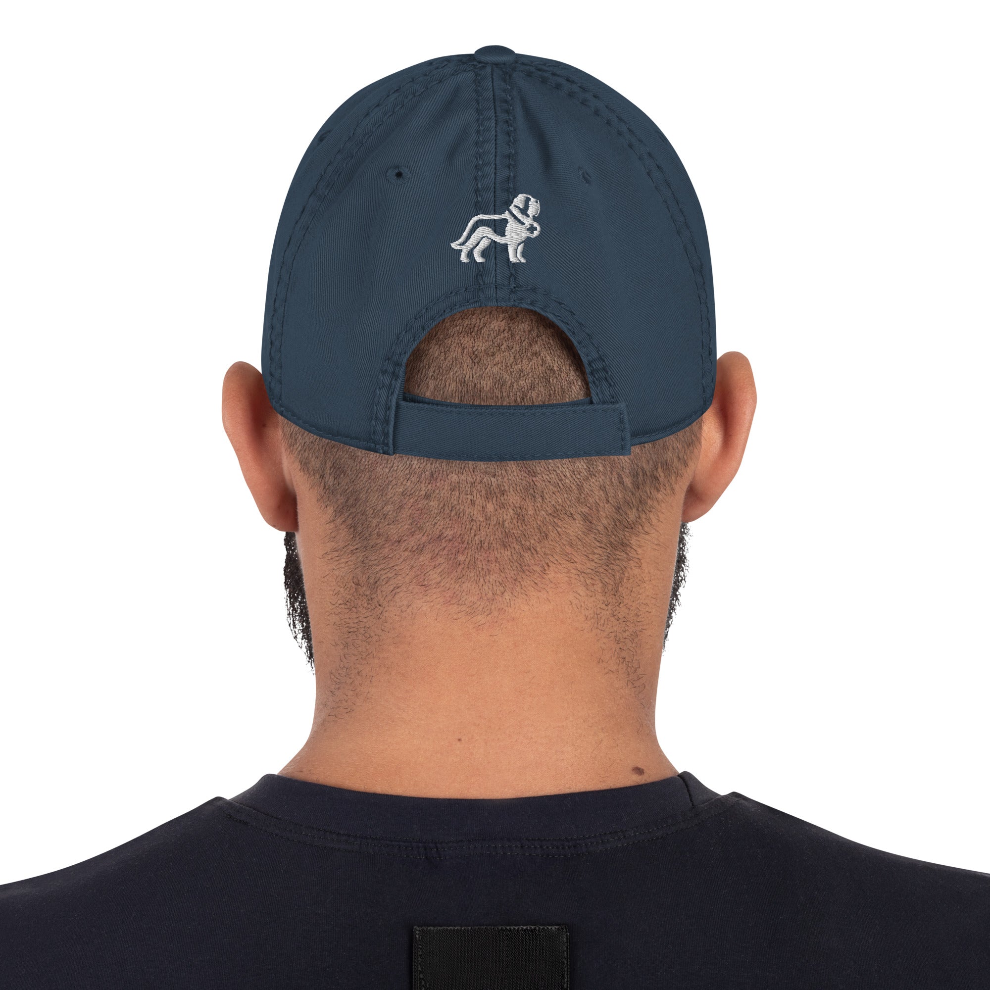 Saint Bernard Dog Dad Est. Date Distressed Dad Hat - Lucy + Norman