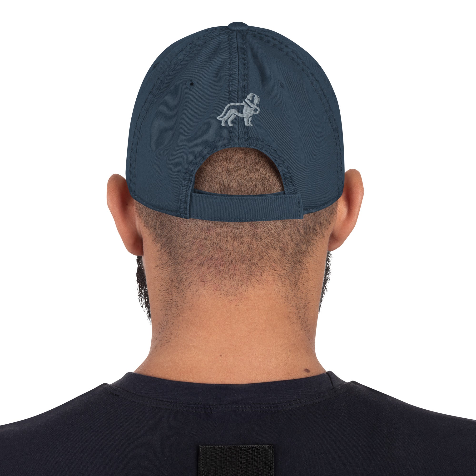 Saint Bernard Dog Dad Est. Date Distressed Dad Hat - Lucy + Norman