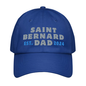 Saint Bernard Dog Dad Est. Date Under Armour® Dad Hat - Lucy + Norman