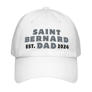 Saint Bernard Dog Dad Est. Date Under Armour® Dad Hat - Lucy + Norman