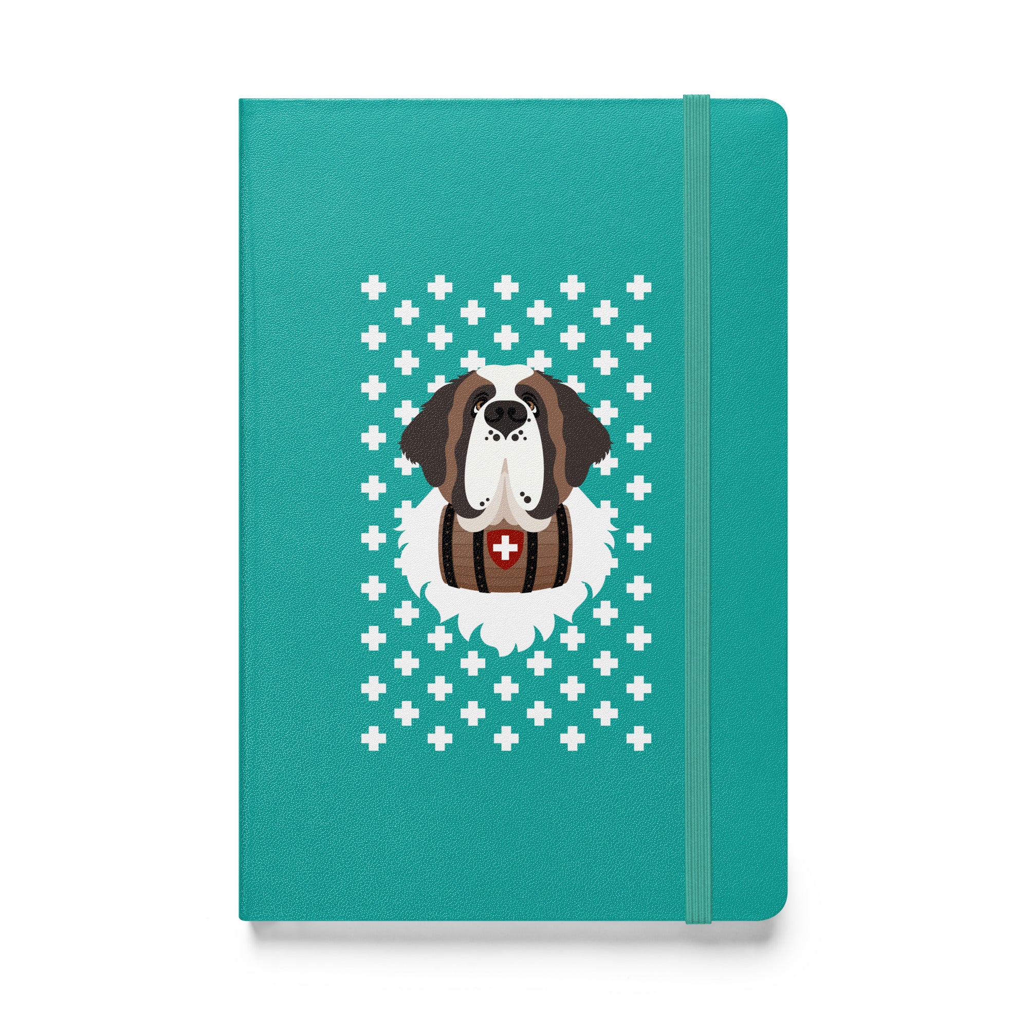 Saint Bernard Dog Hardcover Notebook - Lucy + Norman