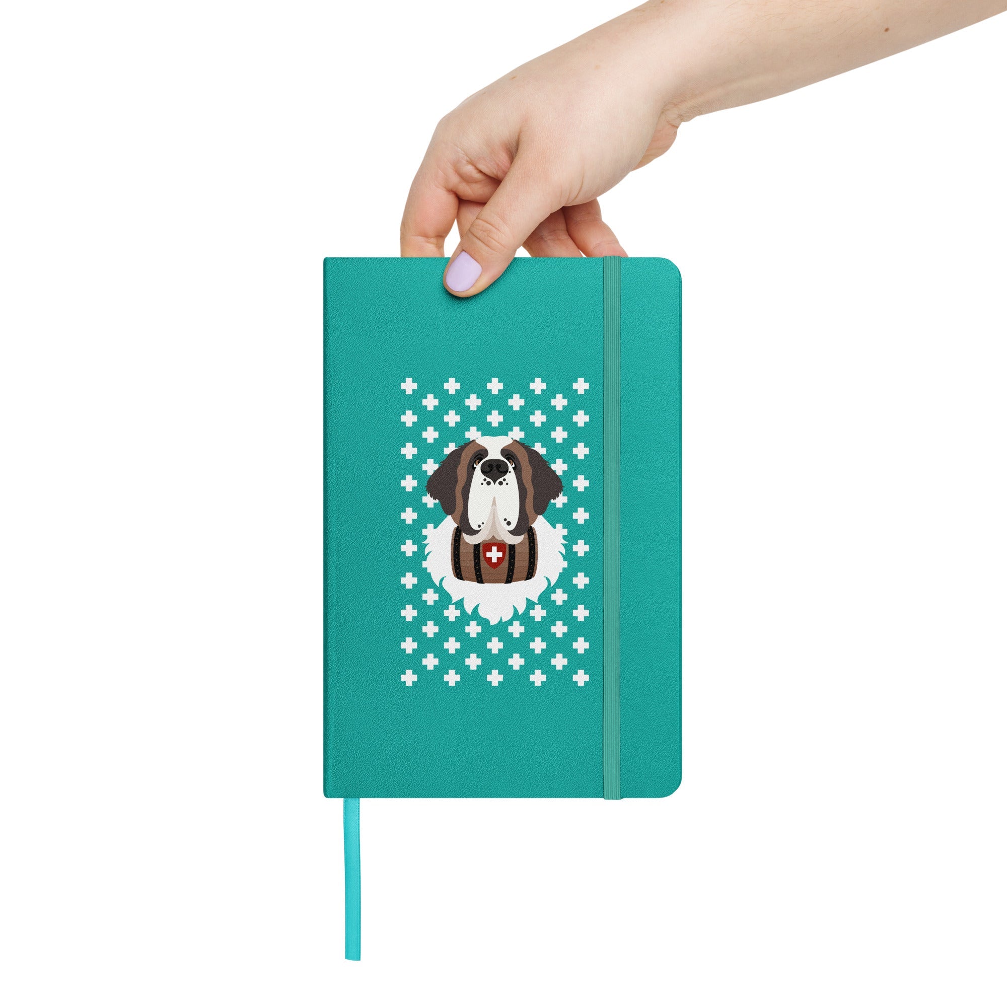 Saint Bernard Dog Hardcover Notebook - Lucy + Norman