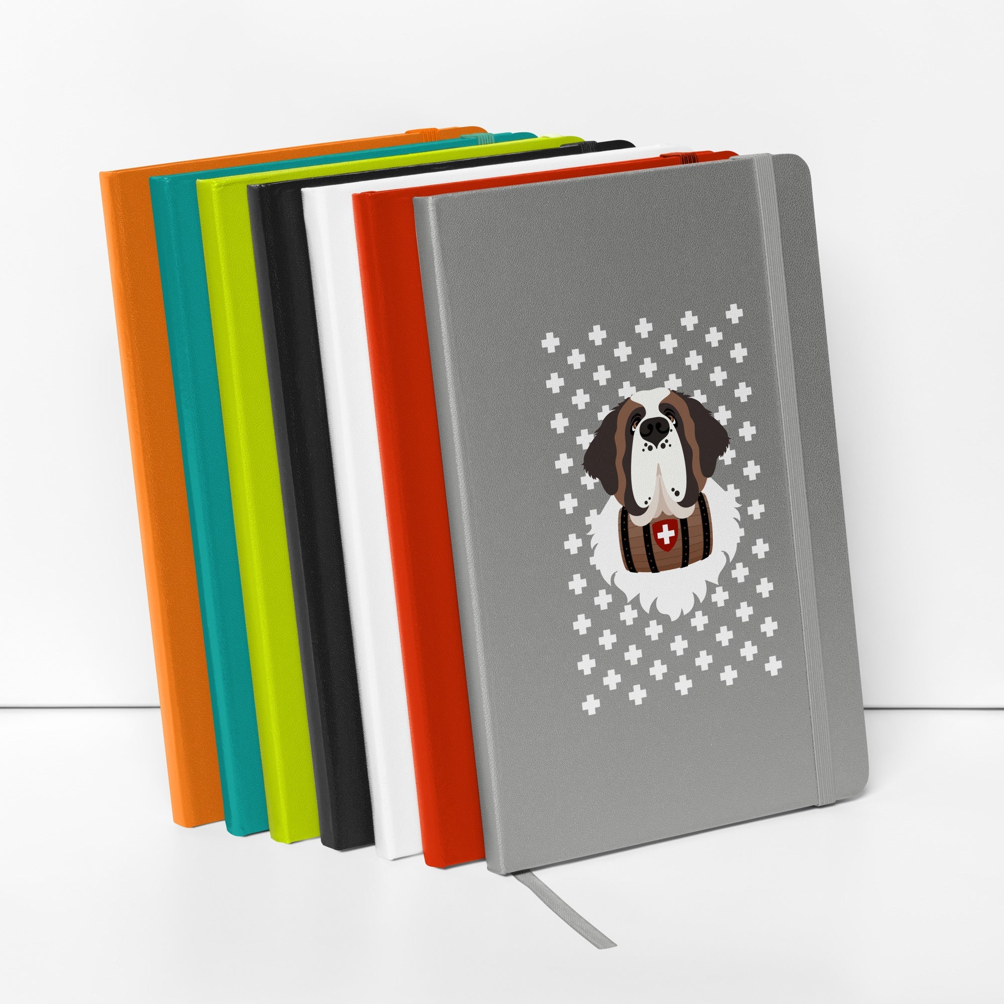 Saint Bernard Dog Hardcover Notebook - Lucy + Norman