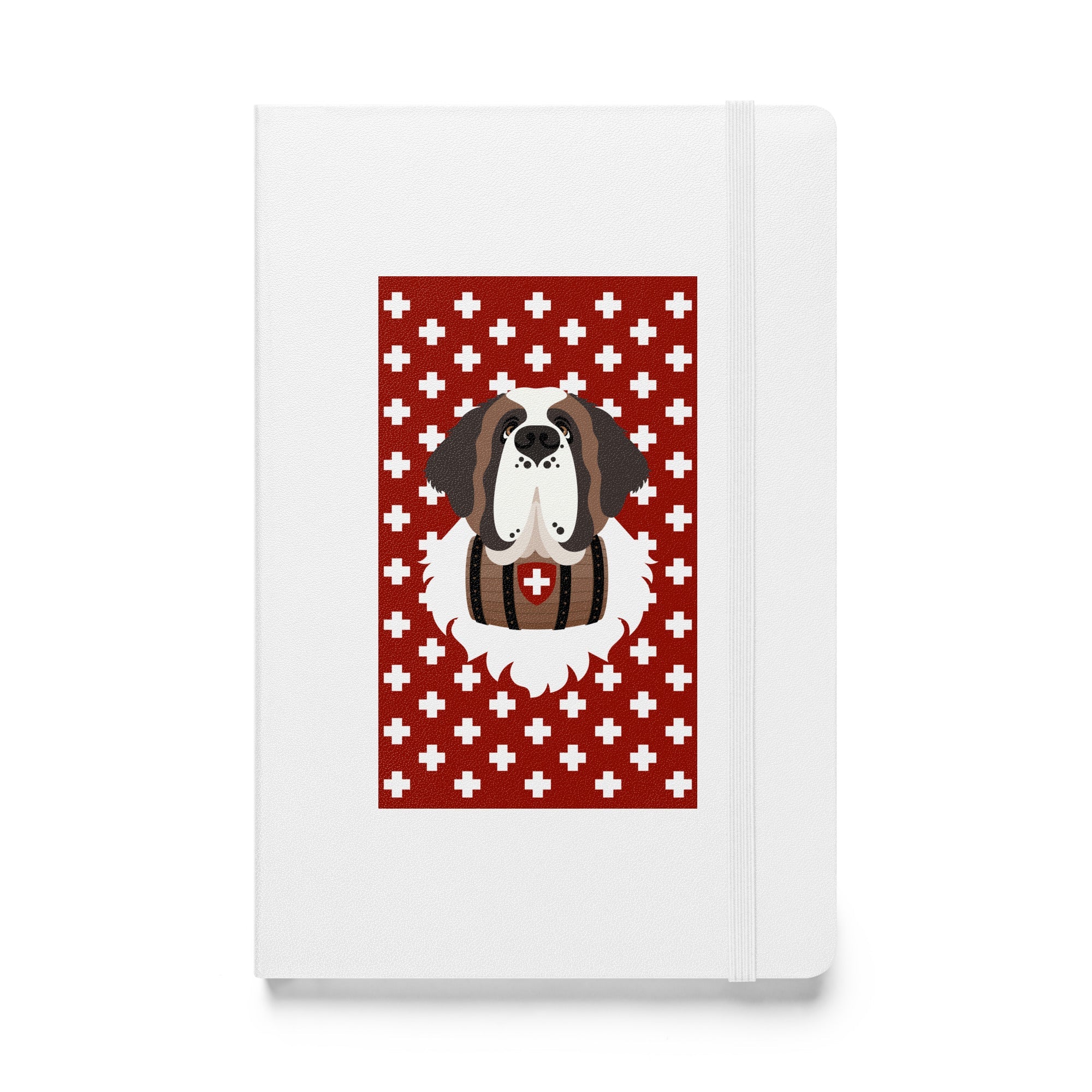 Saint Bernard Dog Hardcover Notebook - Lucy + Norman