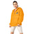 Gold Champion packable windbreaker with chest embroidered Saint Bernard and barrel, half zip pullover with hood, kangaroo pocket, and zip pouch.