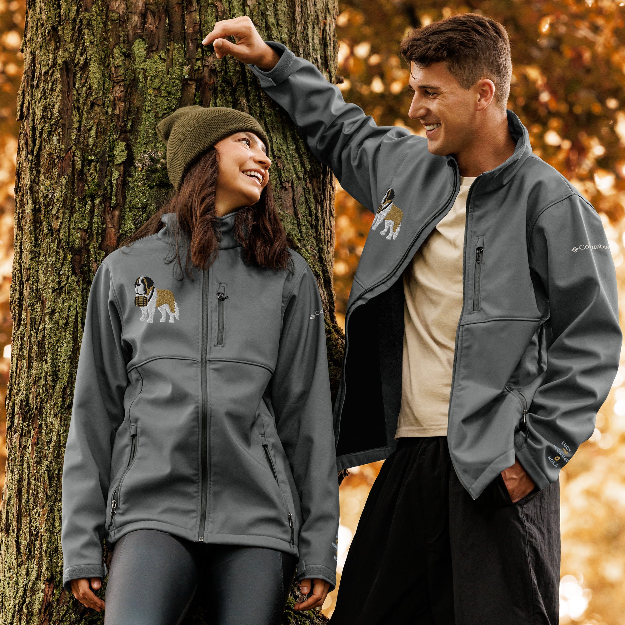 Saint Bernard Columbia® Soft Shell Jacket – Personalized