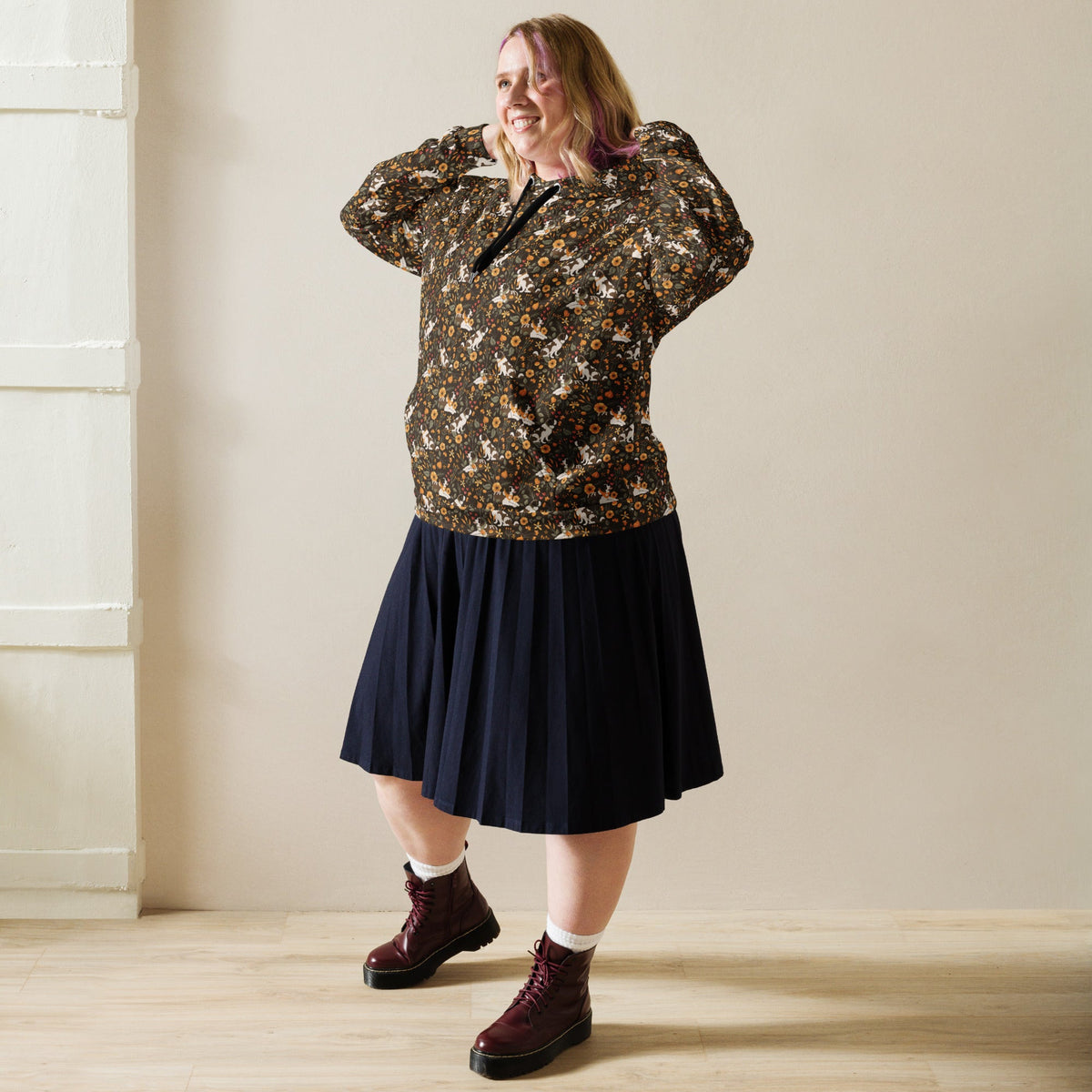 Saint Bernard Fall Meadow Hoodie - Lucy + Norman