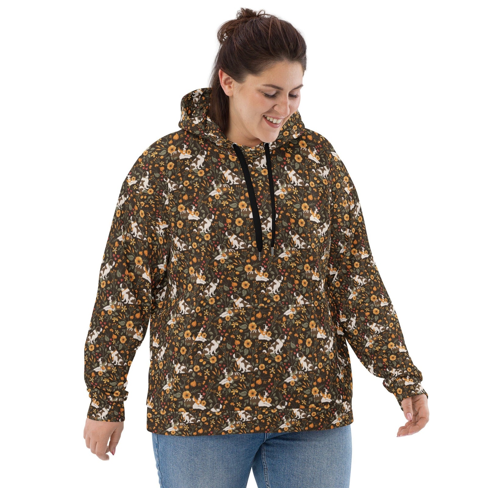 Saint Bernard Fall Meadow Hoodie - Lucy + Norman