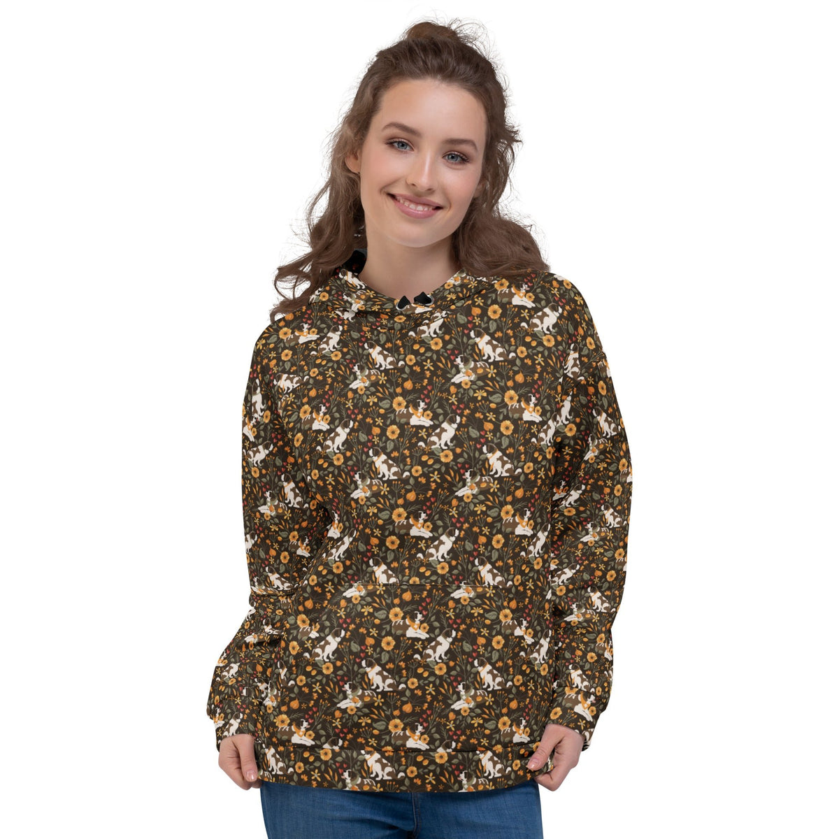 Saint Bernard Fall Meadow Hoodie - Lucy + Norman