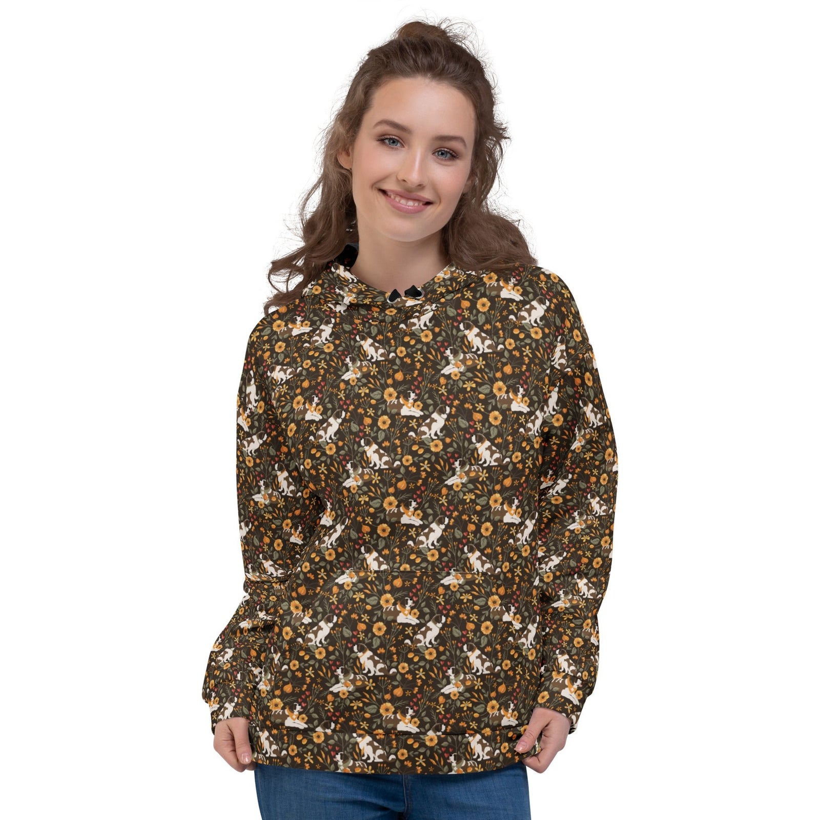 Saint Bernard Fall Meadow Hoodie - Lucy + Norman