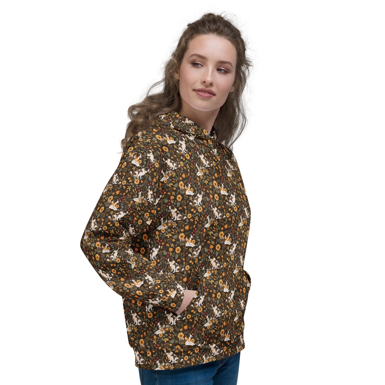 Saint Bernard Fall Meadow Hoodie - Lucy + Norman