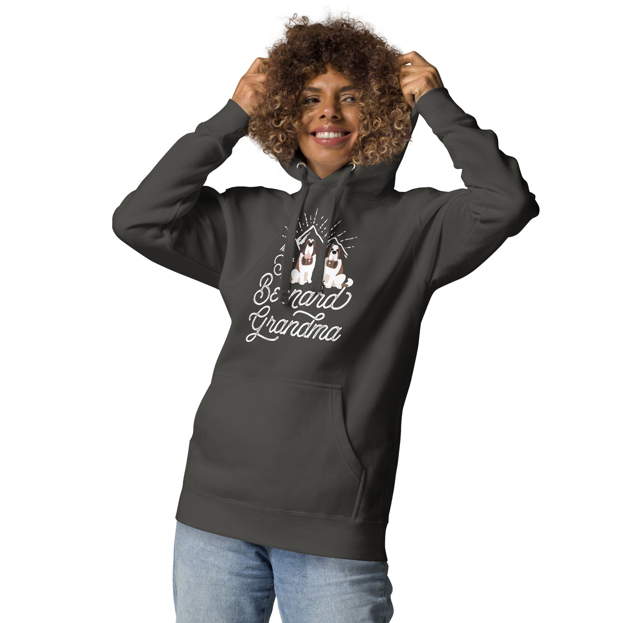 St Bernard Grandma Hoodie