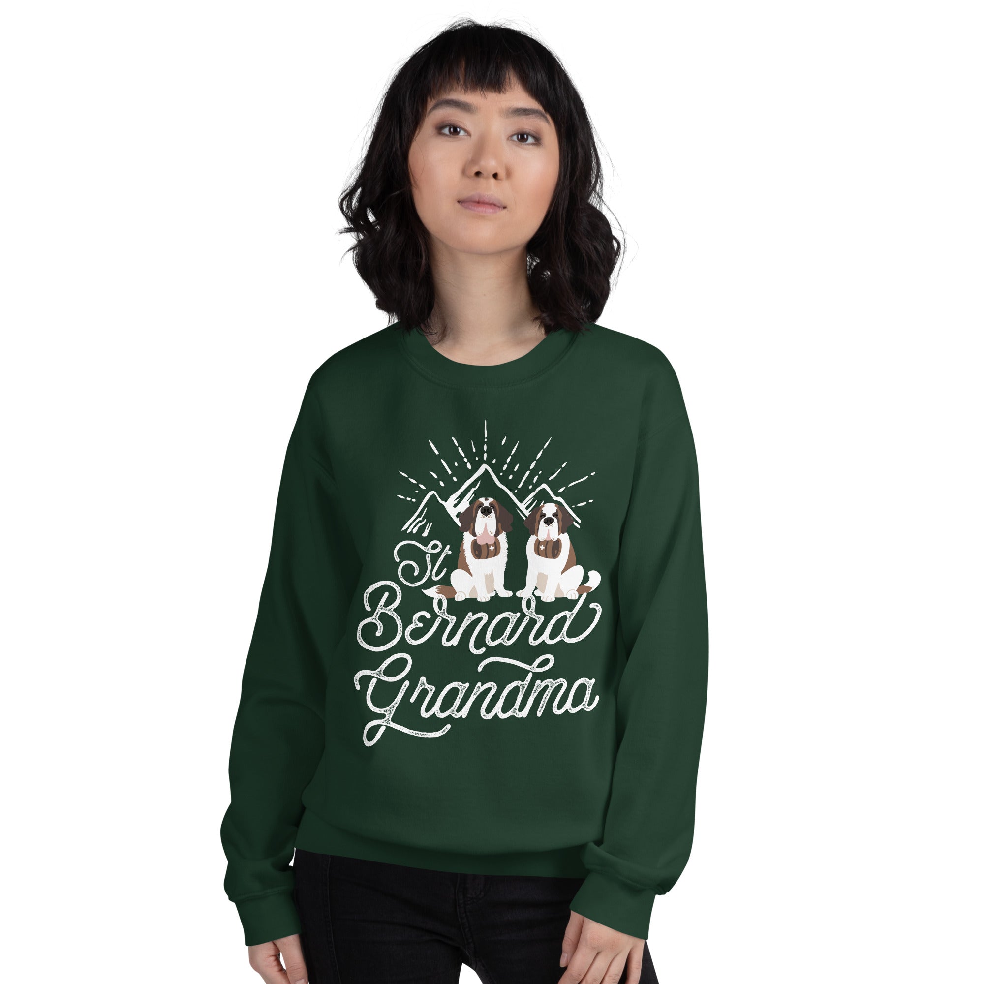 St Bernard Grandma Sweatshirt