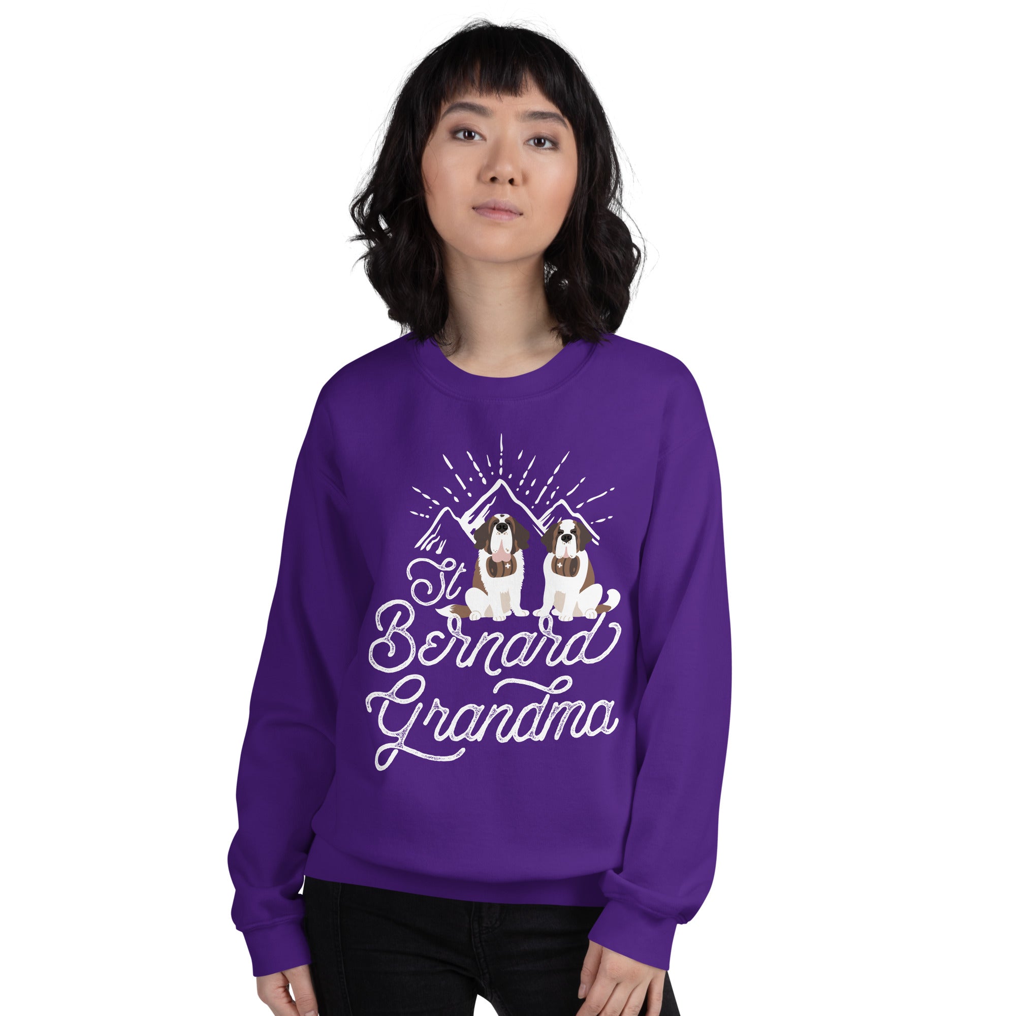 St Bernard Grandma Sweatshirt