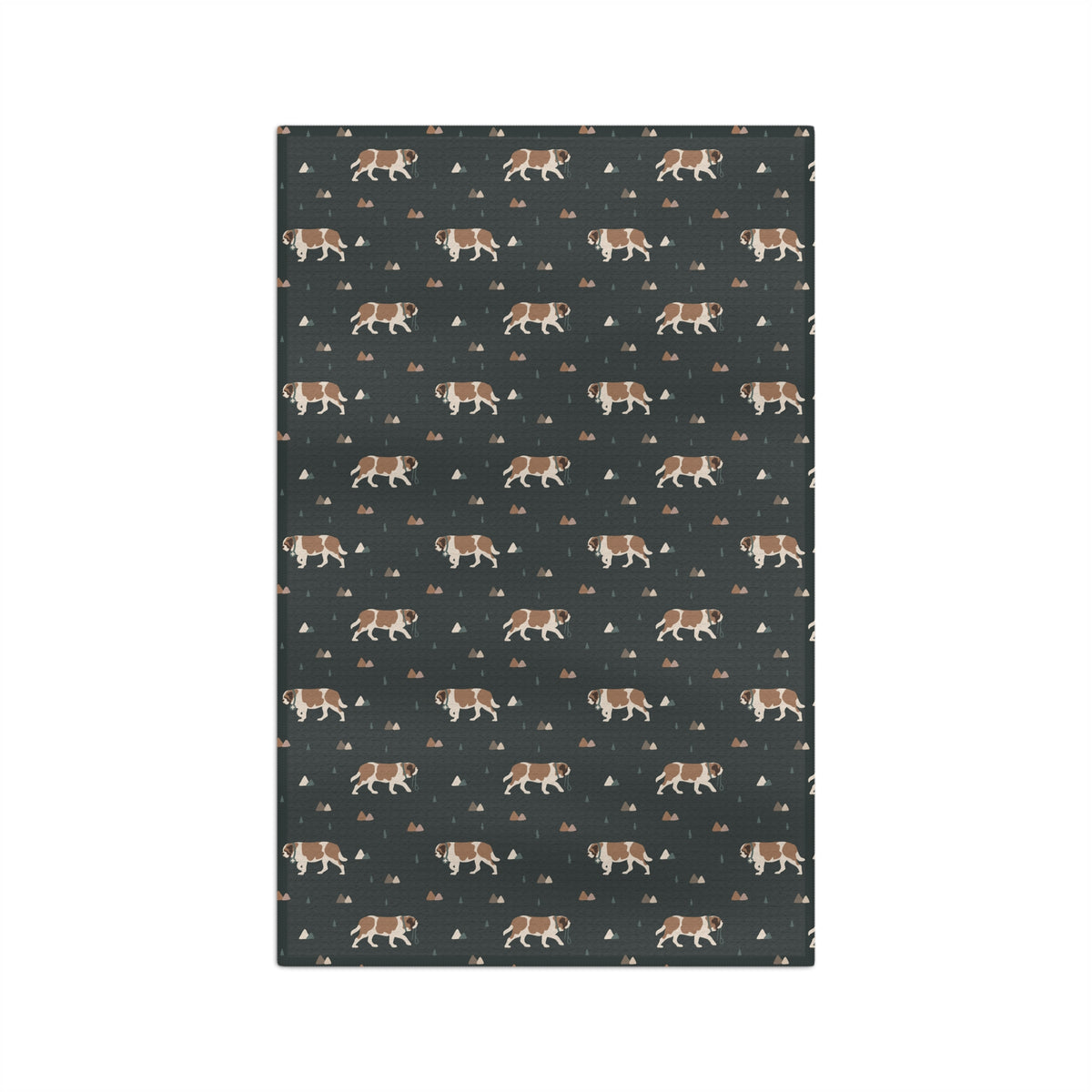 Green Mountain Saint Bernard Microfiber Tea Towel