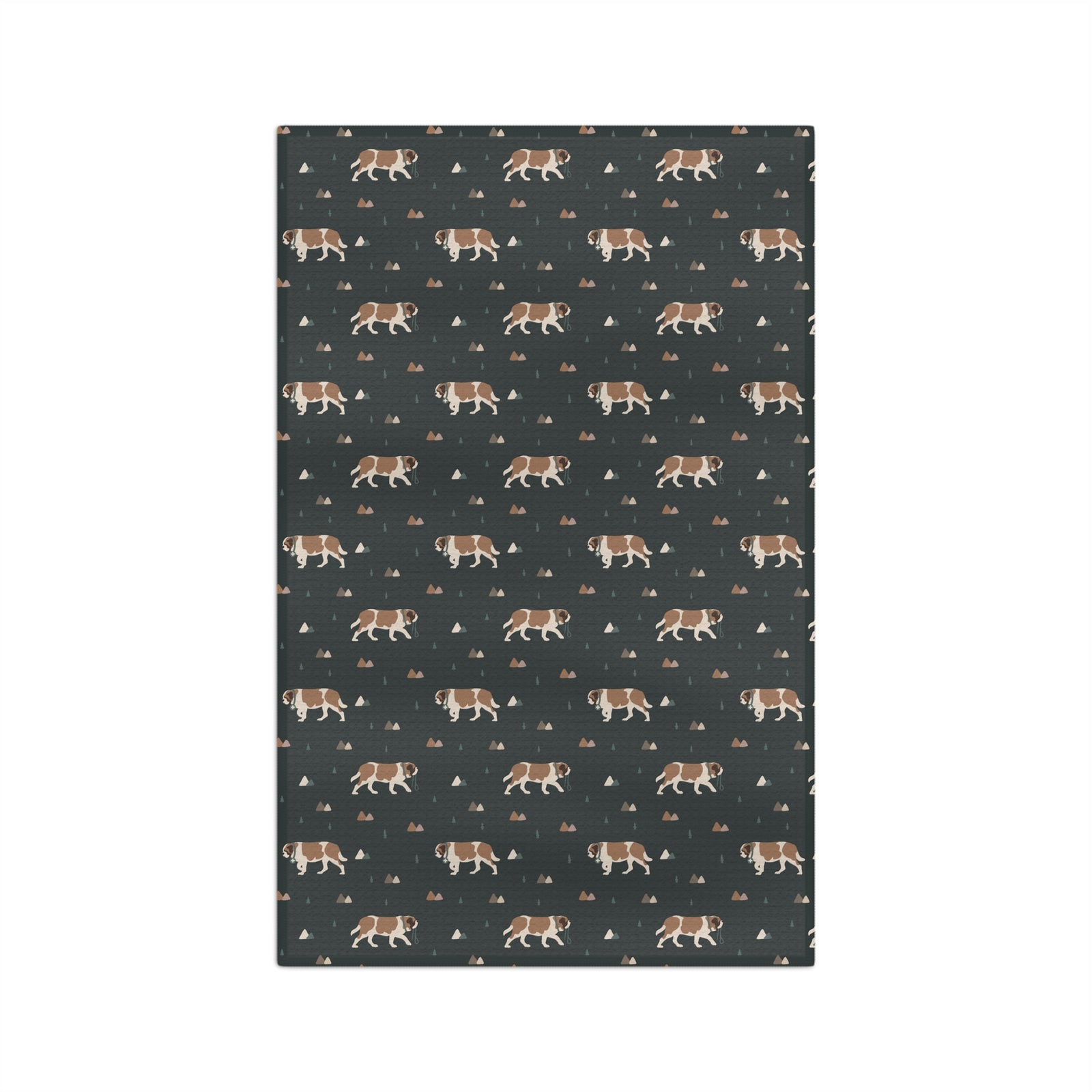 Green Mountain Saint Bernard Microfiber Tea Towel