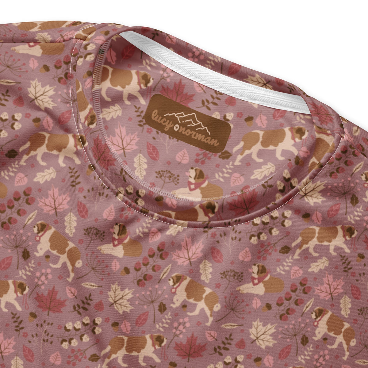 Saint Bernard Rosy Fall Sweatshirt - Lucy + Norman