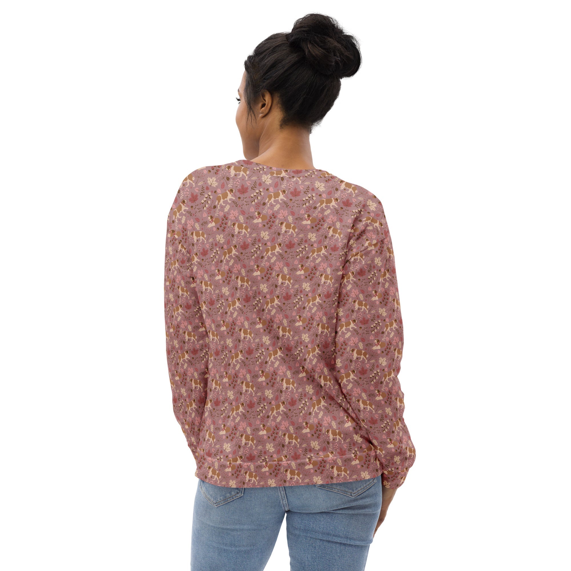Saint Bernard Rosy Fall Sweatshirt - Lucy + Norman
