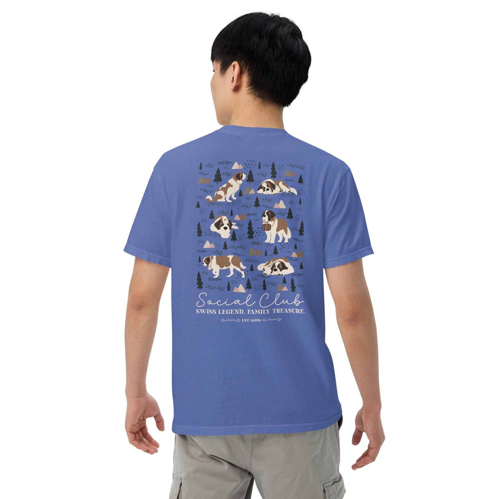 Saint Bernard Social Club Back T-Shirt - Lucy + Norman