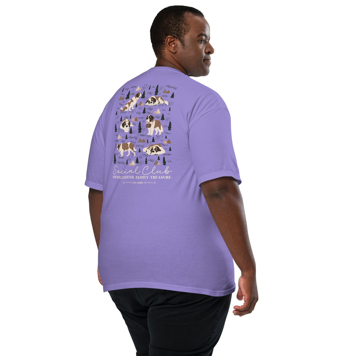 Saint Bernard Social Club Back T-Shirt - Lucy + Norman