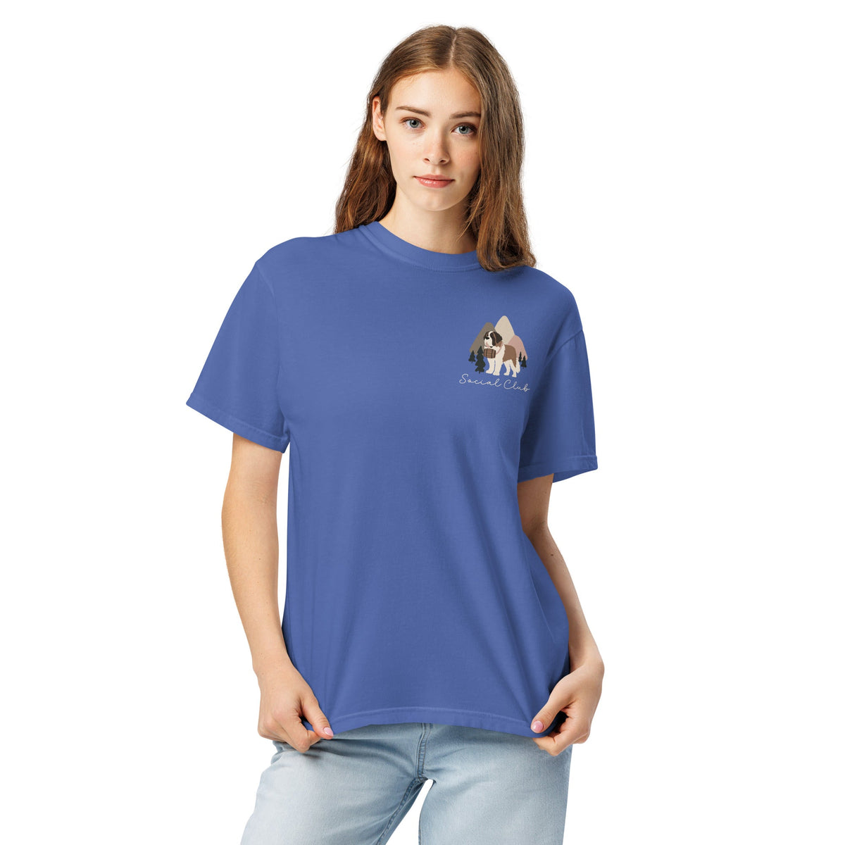Saint Bernard Social Club Back T-Shirt - Lucy + Norman