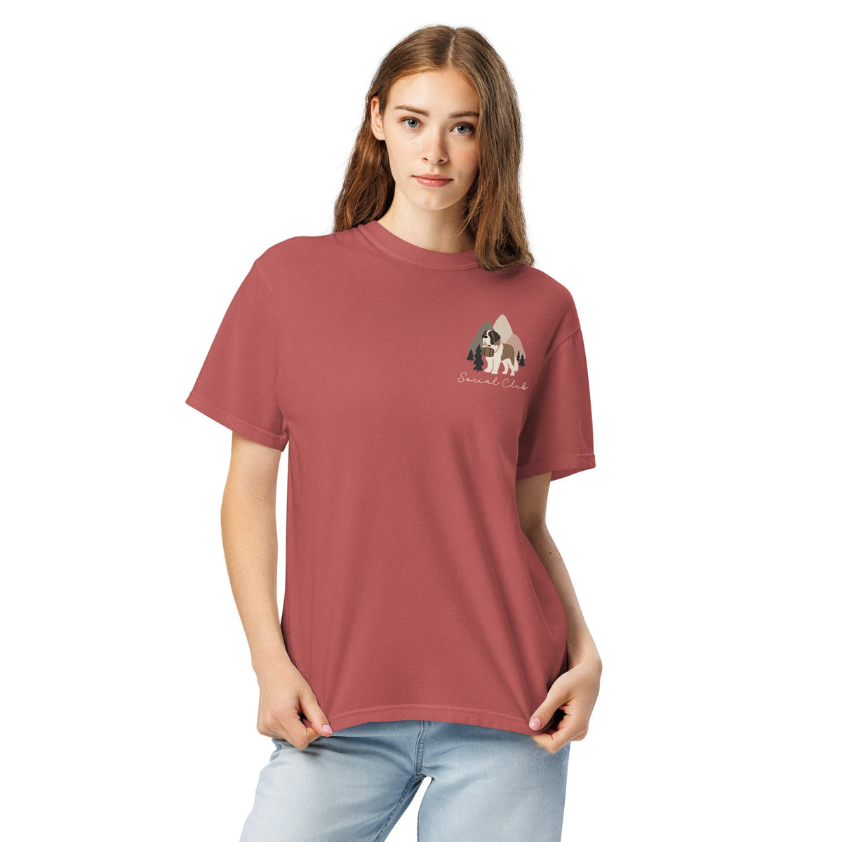 Saint Bernard Social Club Back T-Shirt - Lucy + Norman