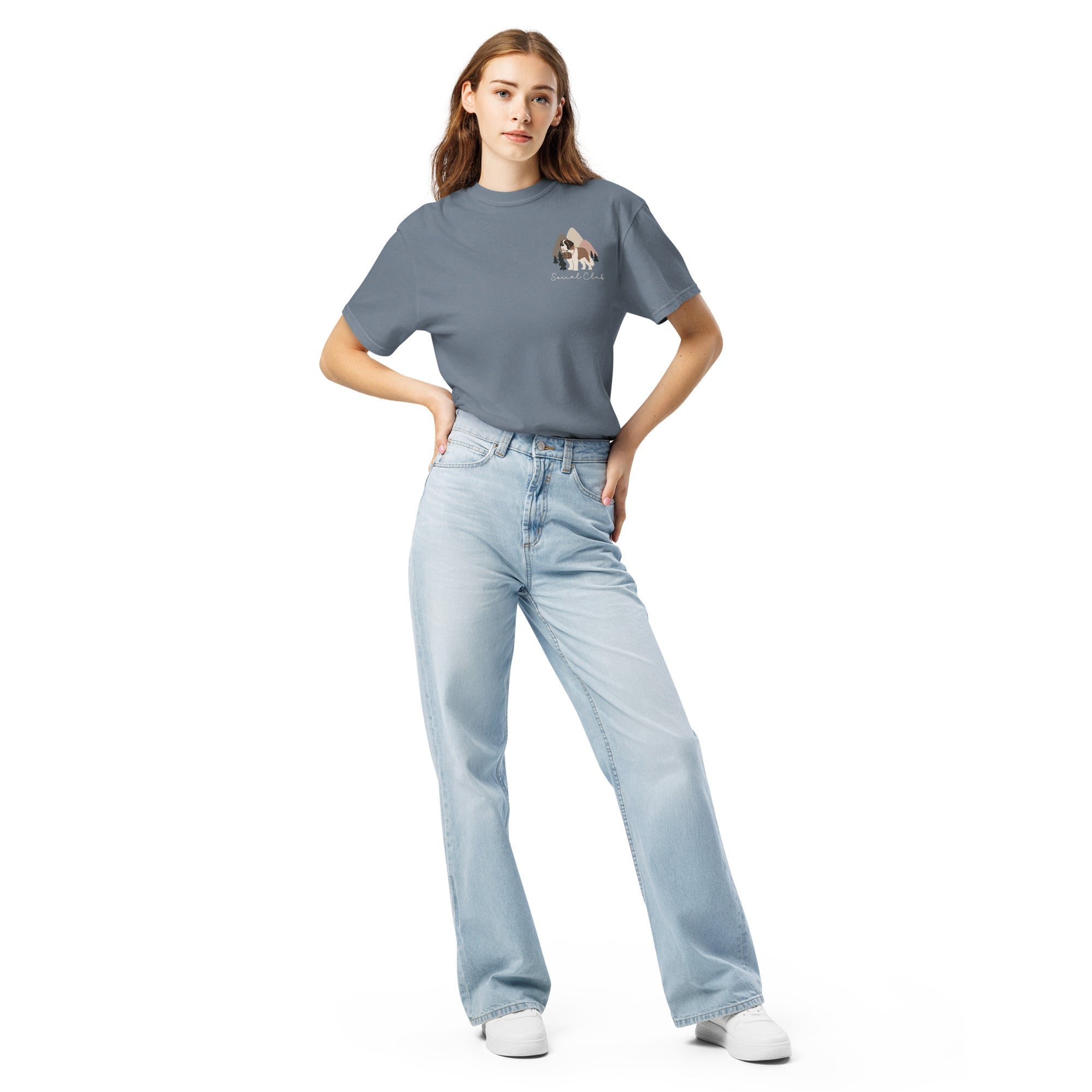 Saint Bernard Social Club Back T-Shirt - Lucy + Norman